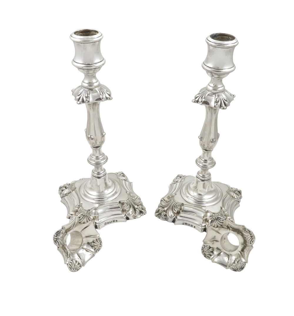 Pair of Antique Victorian Silver Plated 10