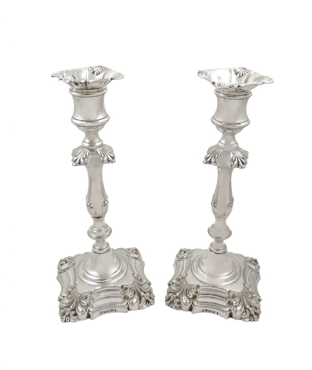 Pair of Antique Victorian Silver Plated 10
