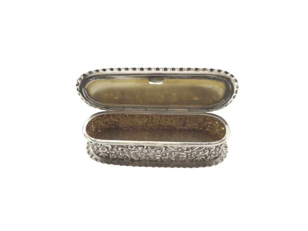 Antique Edwardian Sterling Silver Pin Cushion/Trinket Box 1905 View III