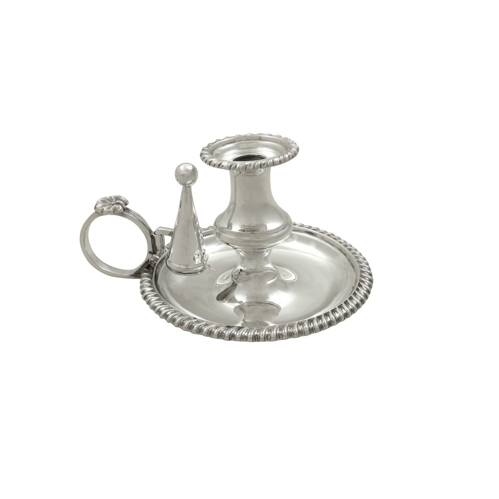 Antique Edwardian Sterling Silver Chamberstick 1901
