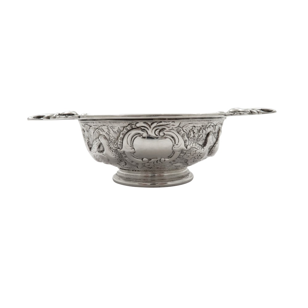 Antique William IV Scottish Sterling Silver Quaich 1831 - Fox & Grouse