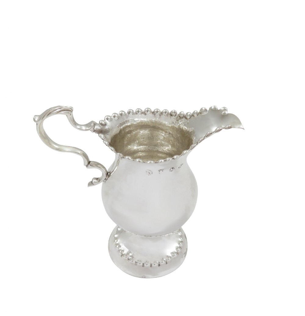 Antique Georgian Sterling Silver Jug 1775 View V