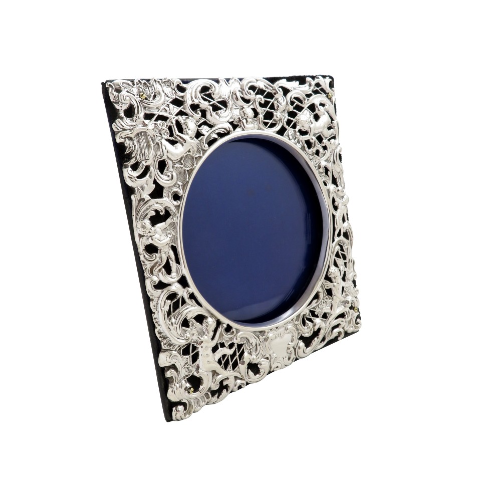 Antique Edwardian Sterling Silver Photo Frame 1902