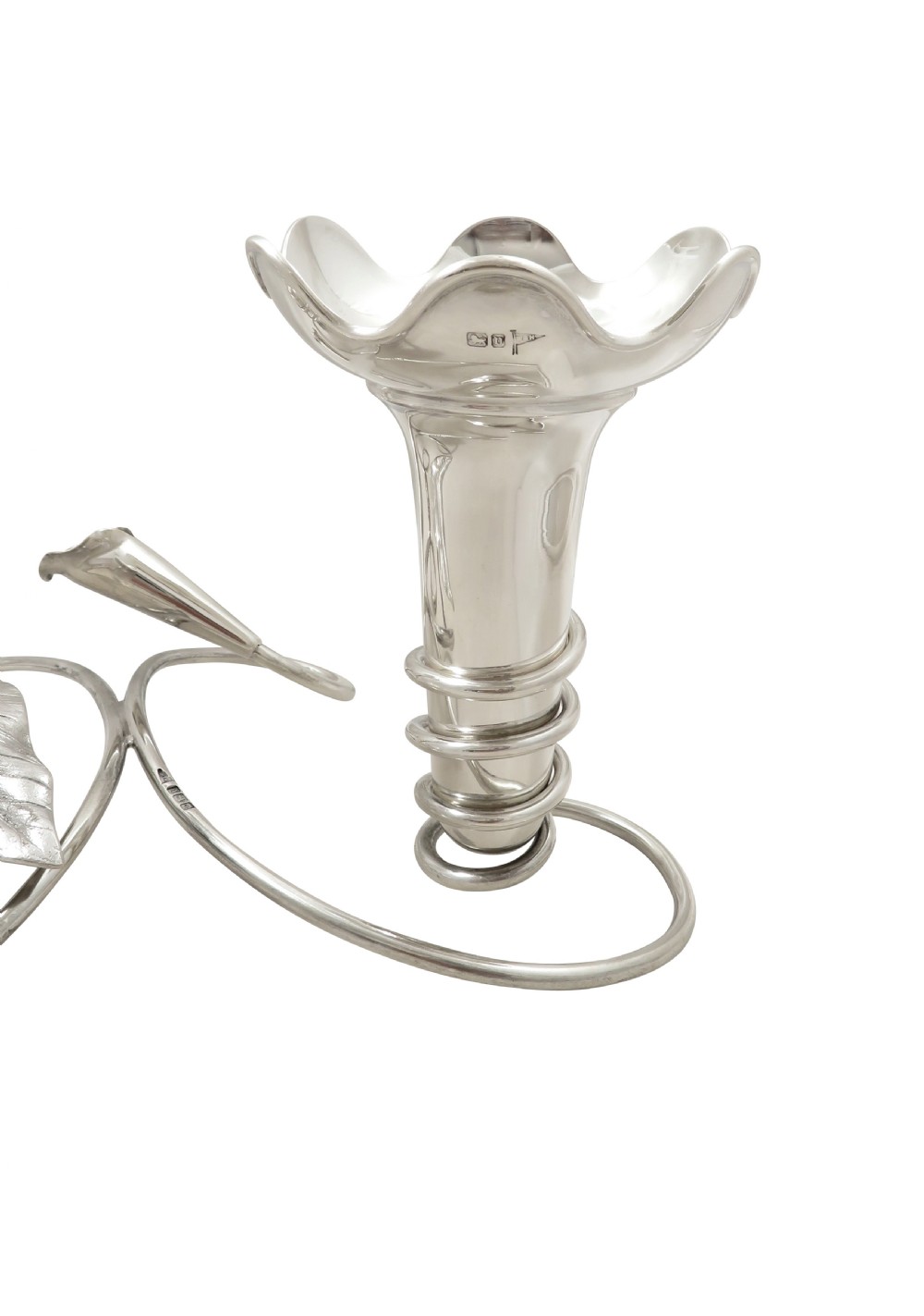 Antique Art Nouveau Sterling Silver Epergne 1906 View VII