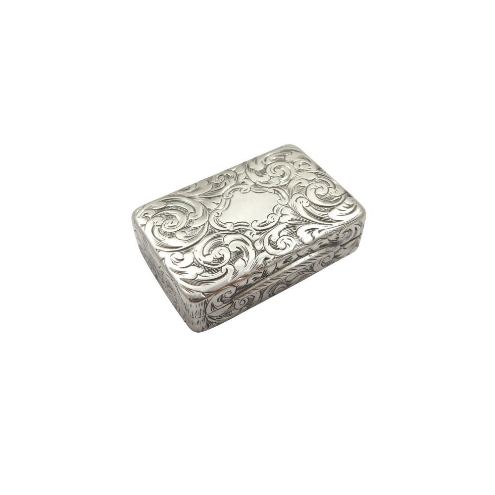Antique Victorian Sterling Silver Vinaigrette 1845