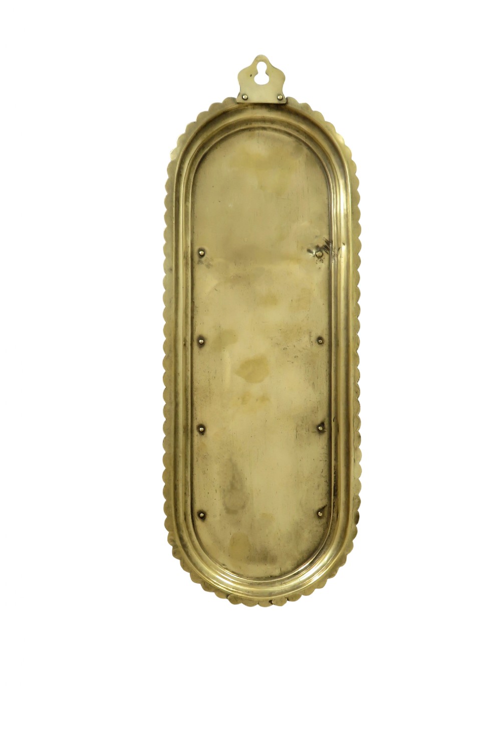 Antique Victorian Pierced Brass Letter Rack c1880 View V