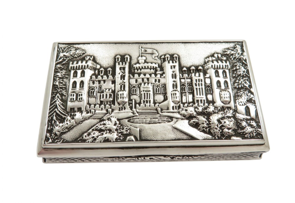 Antique Victorian Sterling Silver 'Windsor Castle' Snuff Box 1838 View XII