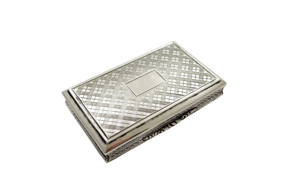 Antique Victorian Sterling Silver 'Windsor Castle' Snuff Box 1838 View XIV