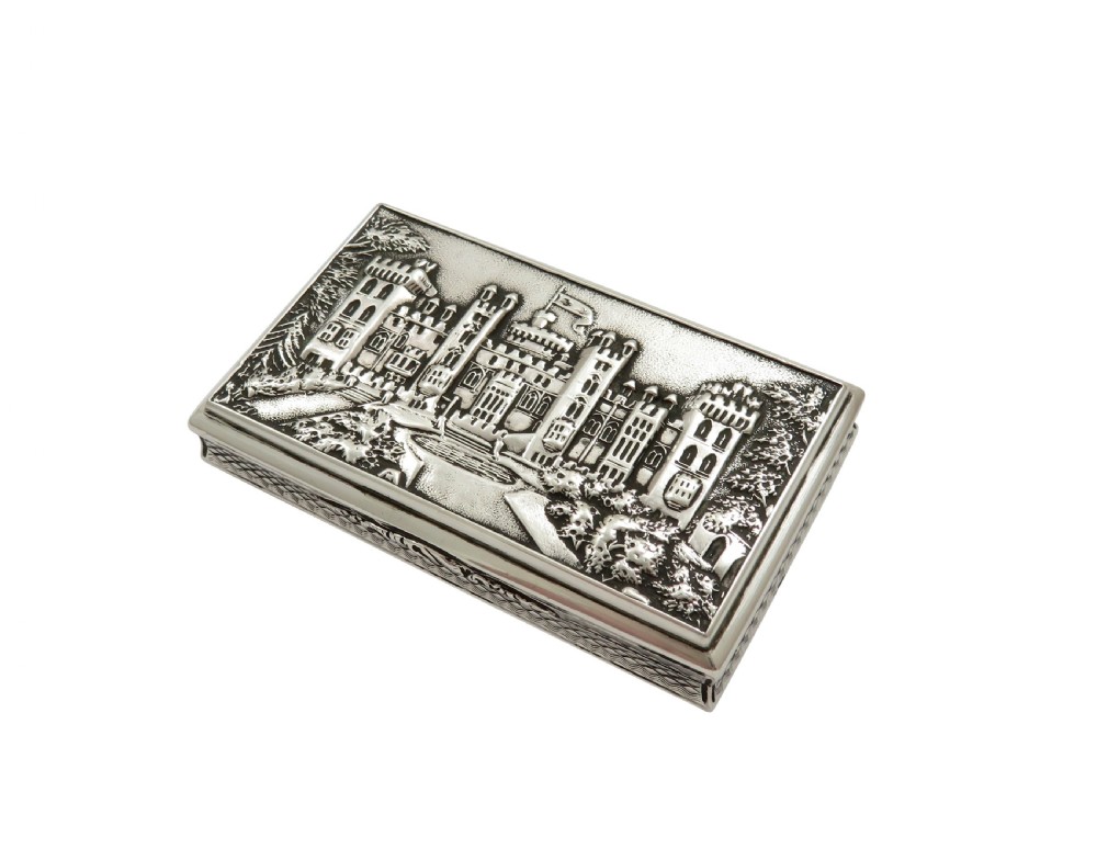 Antique Victorian Sterling Silver 'Windsor Castle' Snuff Box 1838 View XVI