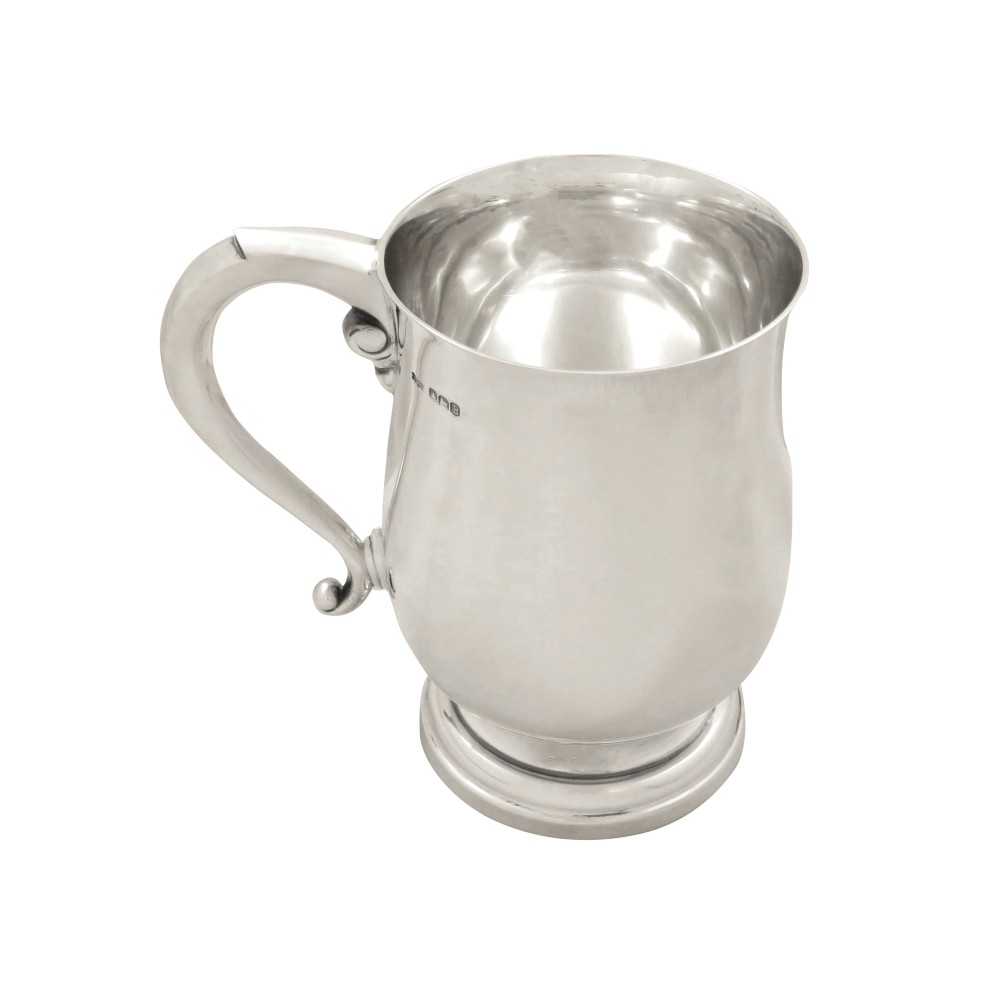 Antique Sterling Silver Pint Tankard / Mug