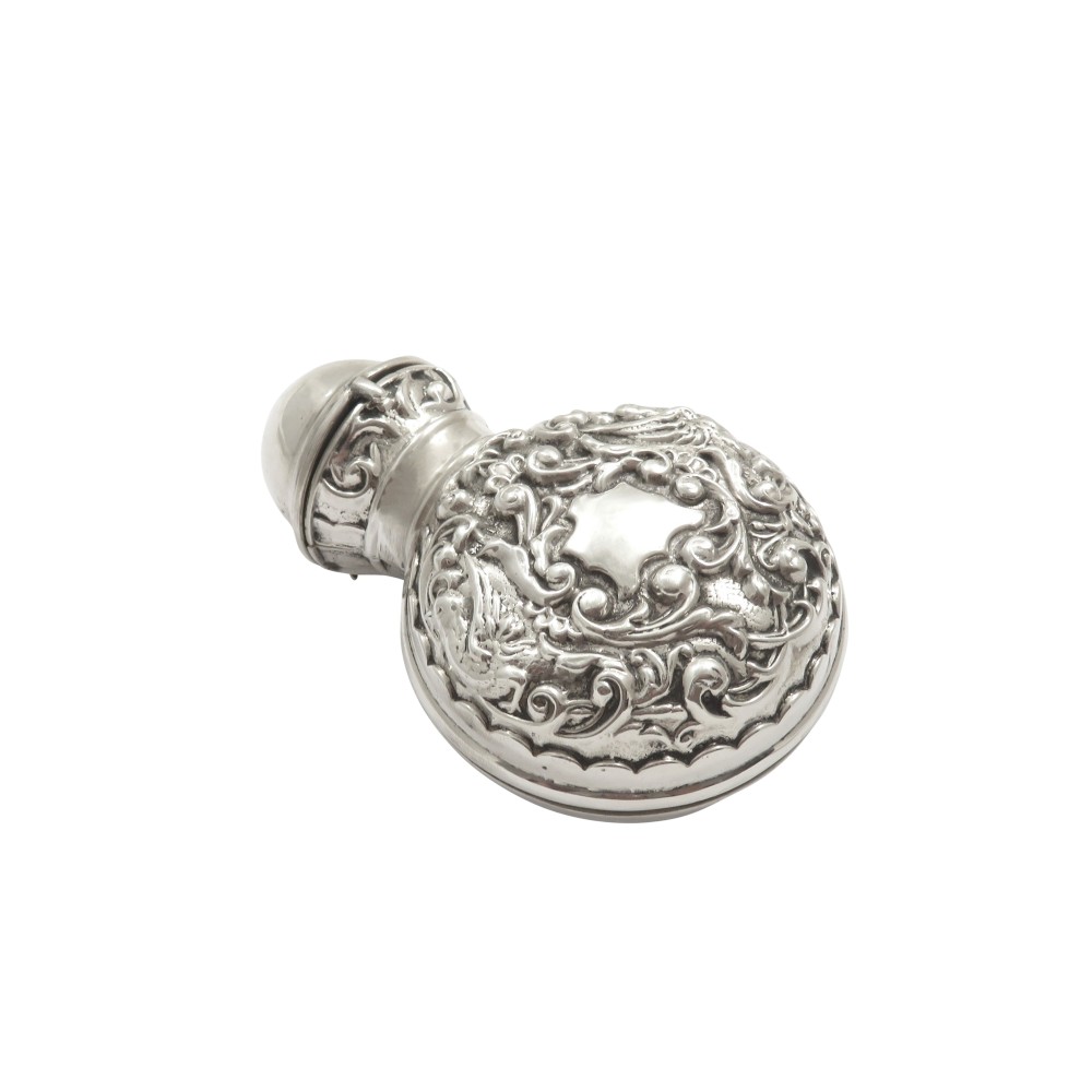 Antique Edwardian Sterling Silver Cased Scent/Perfume Bottle 1908