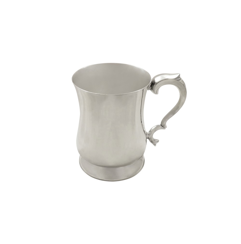 Antique Sterling Silver Pint Tankard / Mug