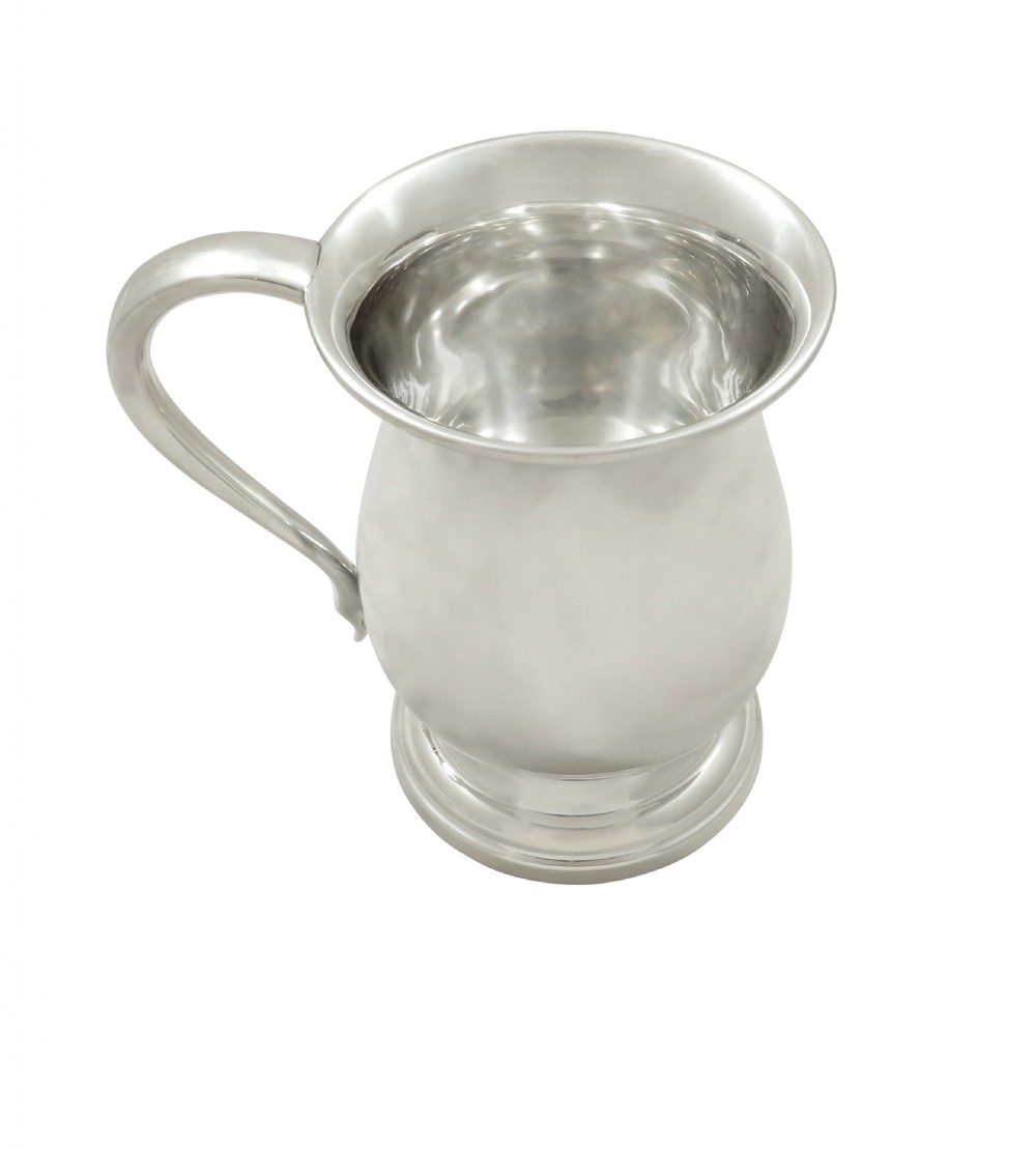 Antique Sterling Silver Pint Tankard / Mug View III