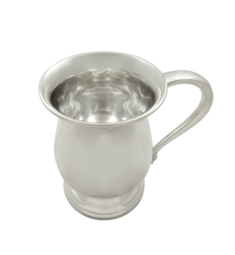 Antique Sterling Silver Pint Tankard / Mug View VI