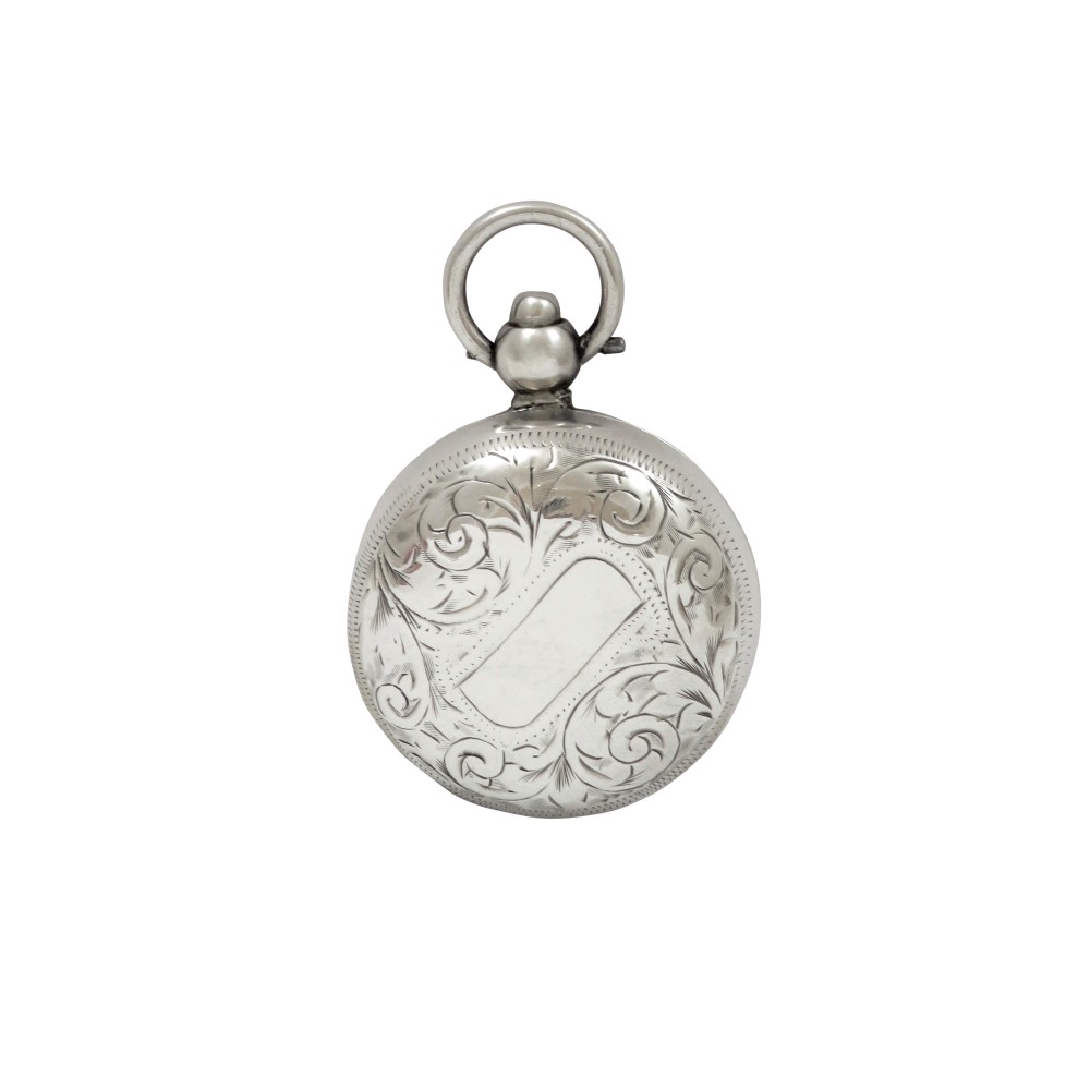 Antique Edwardian Sterling Silver Sovereign Case 1902