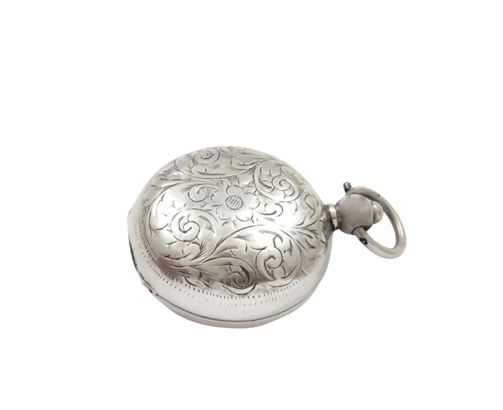 Antique Edwardian Sterling Silver Sovereign Case 1902 View IV