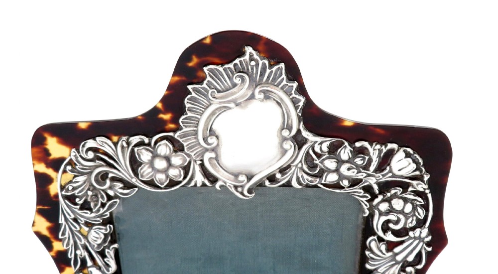 Antique Victorian Sterling Silver & Tortoiseshell 8