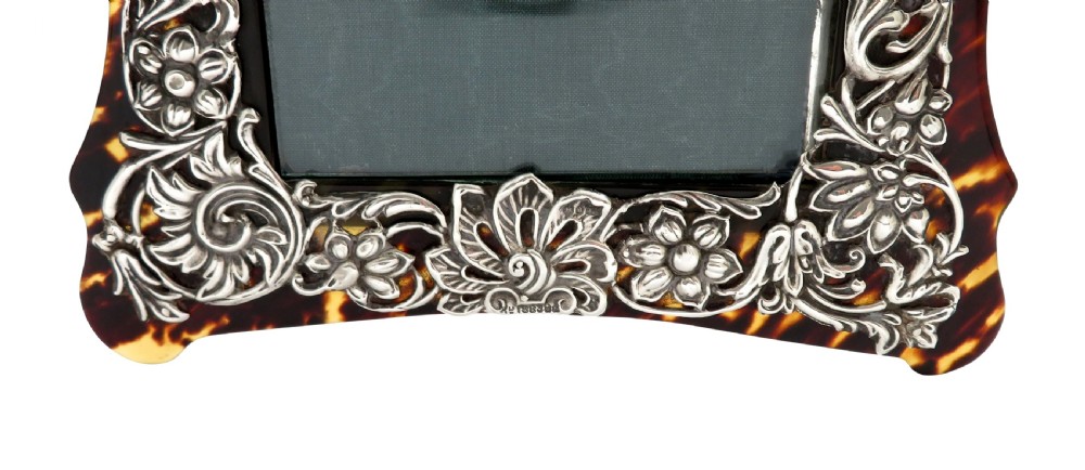 Antique Victorian Sterling Silver & Tortoiseshell 8