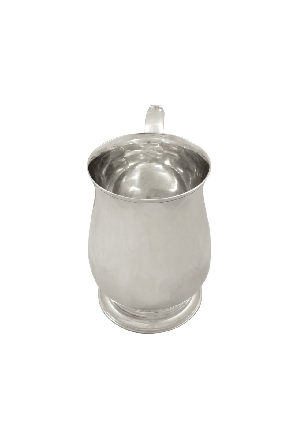 Antique Sterling Silver Pint Tankard / Mug 1947 View II