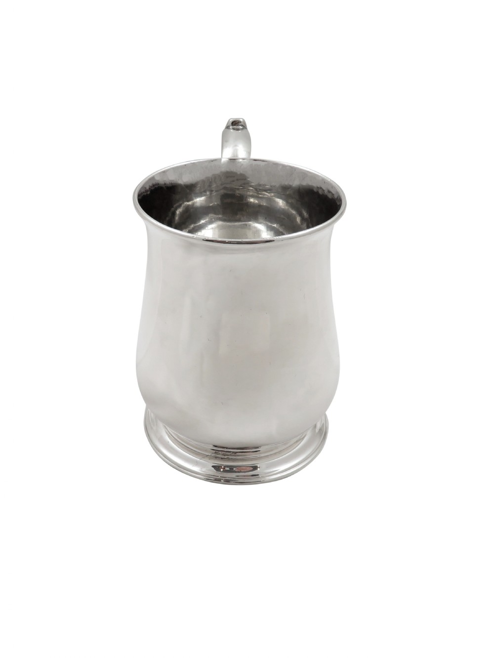 Antique George II Sterling Silver 1/2 Pint Tankard 1754 View III