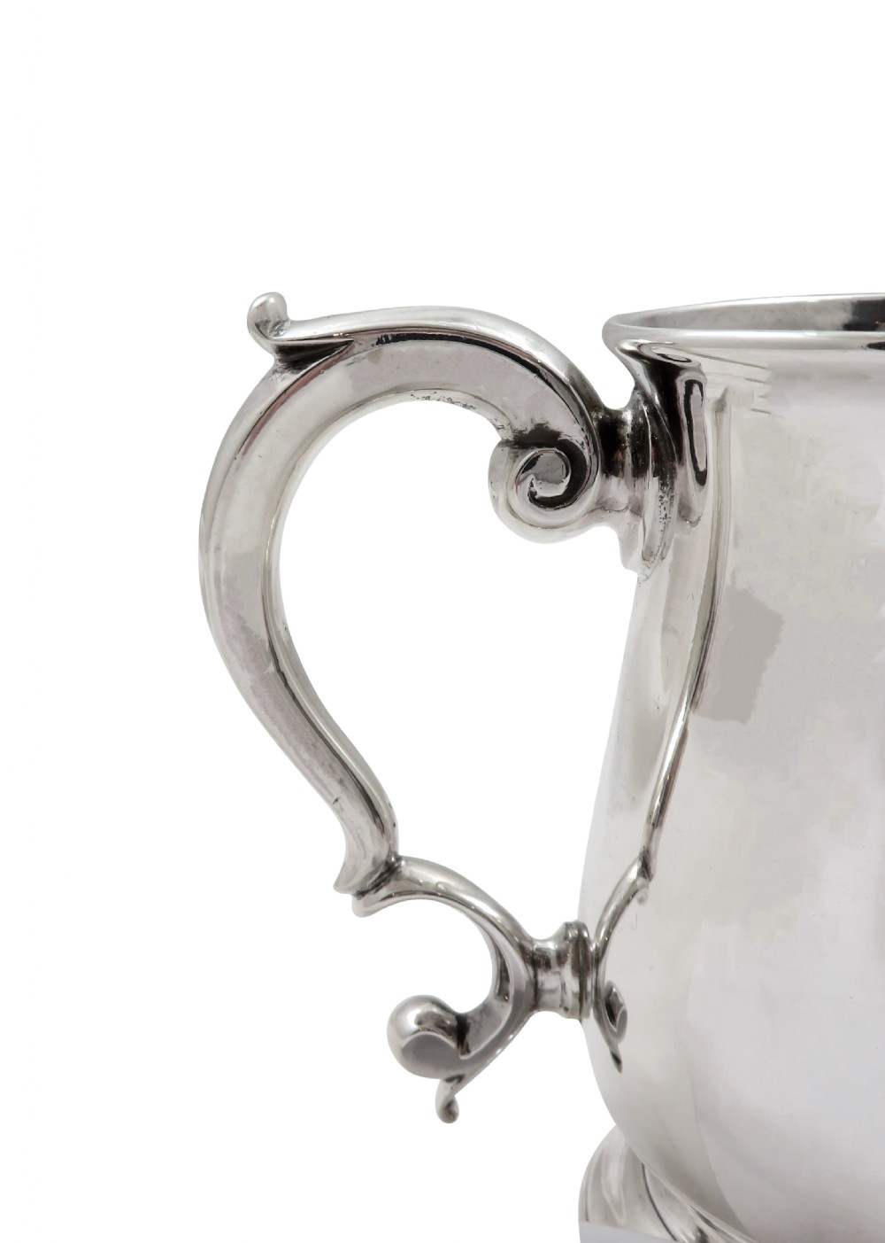 Antique George II Sterling Silver 1/2 Pint Tankard 1754 View VI