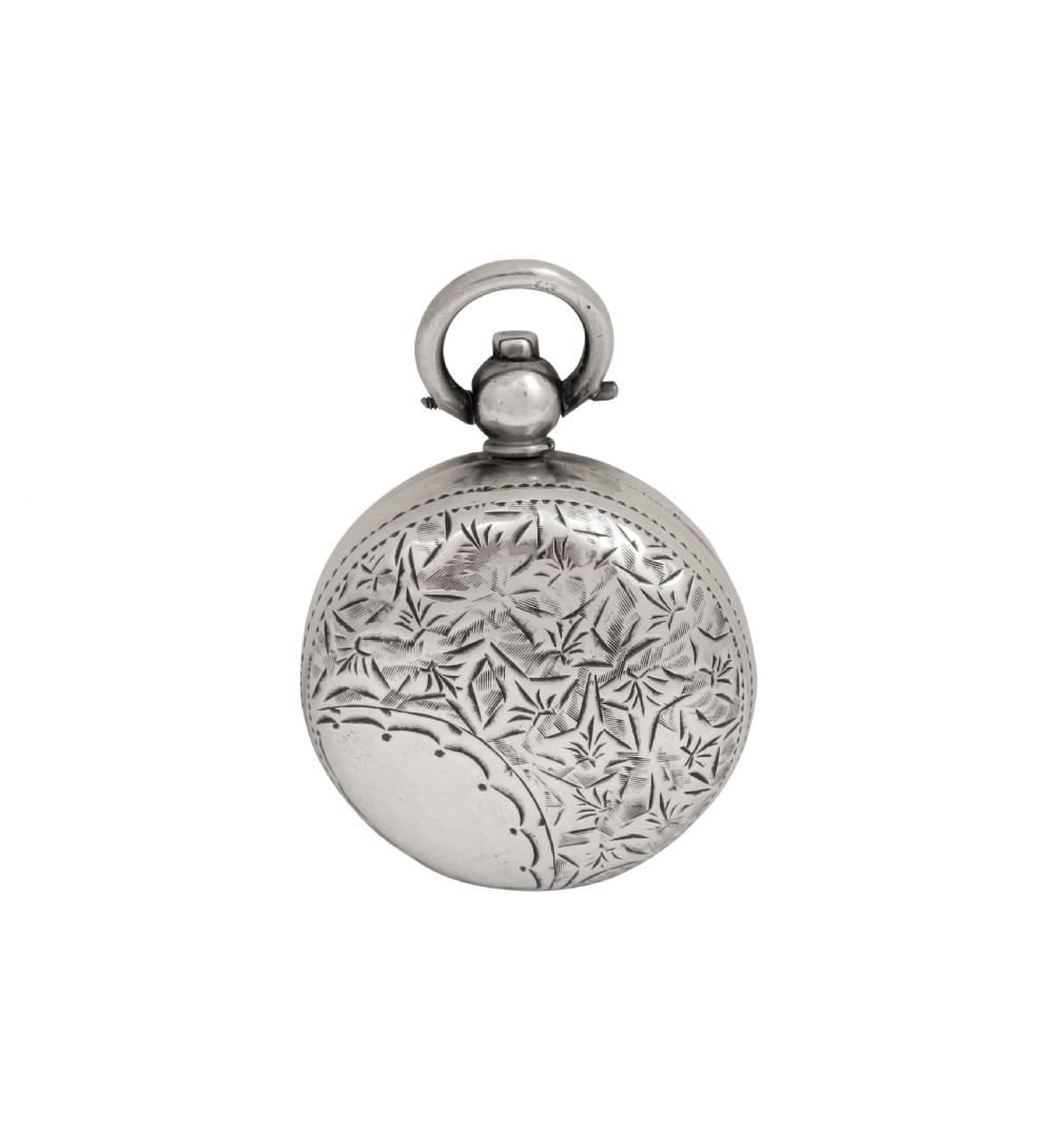 Antique Edwardian Sterling Silver Sovereign Case 1907 View VI