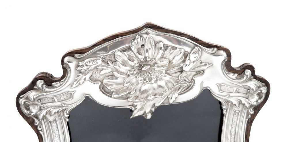 Huge Antique Art Nouveau Sterling Silver 13