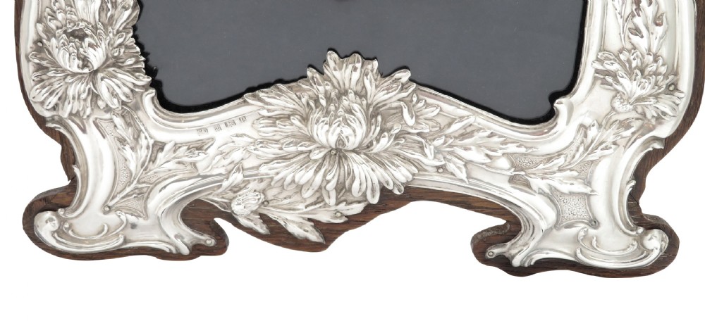 Huge Antique Art Nouveau Sterling Silver 13