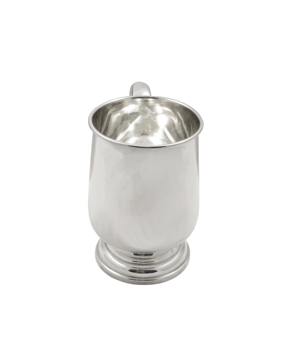 Antique George V Sterling Silver Pint Tankard / Mug 1933 View II