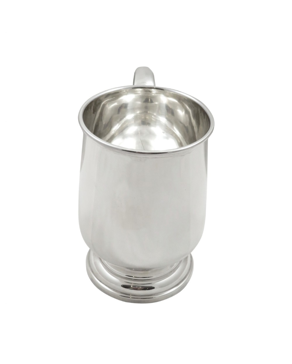 Antique George V Sterling Silver Pint Tankard / Mug 1933 View VII