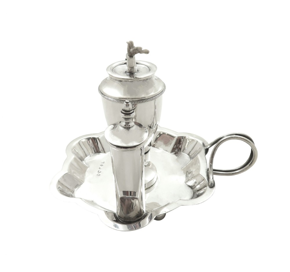 Antique Victorian Sterling Silver Table Lighter 1888 View VII