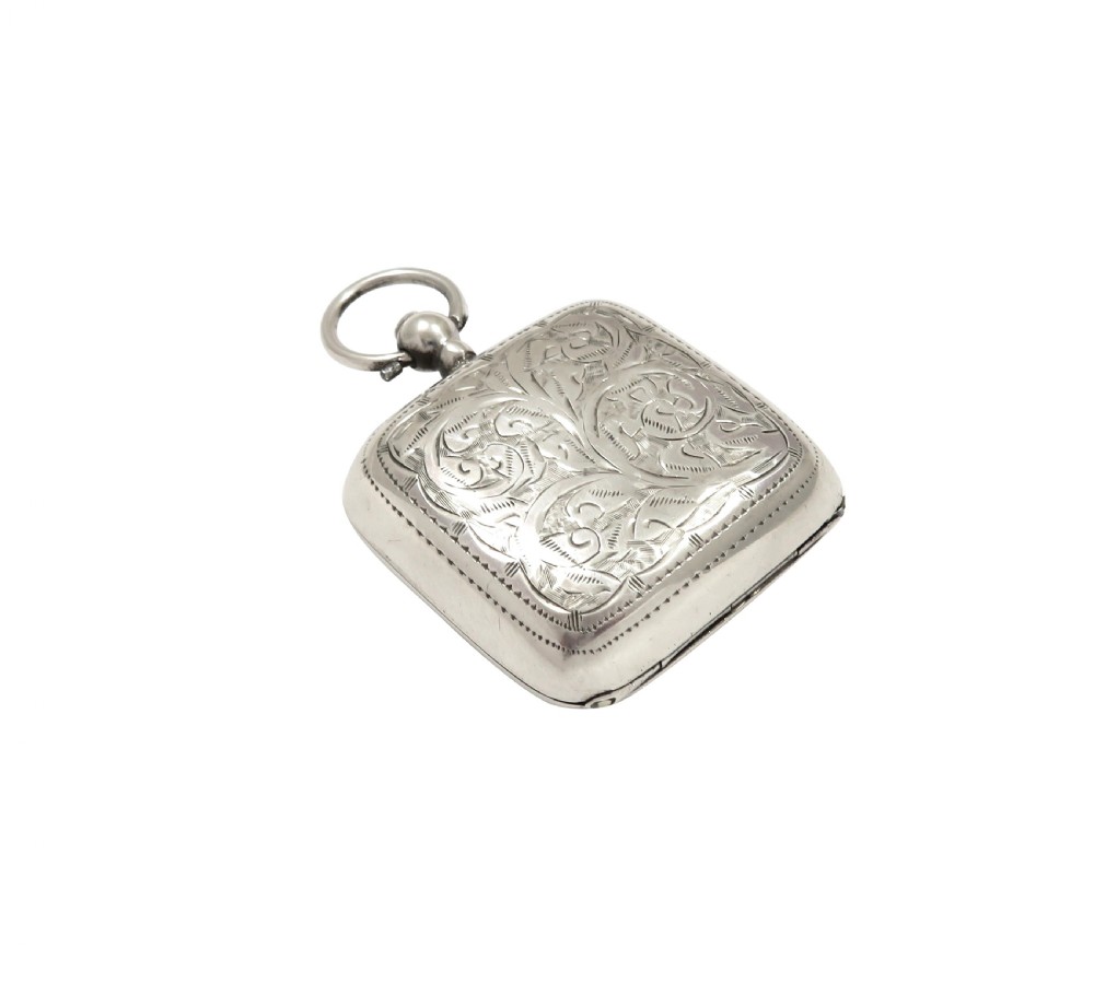 Antique Sterling Silver Sovereign Case 1913 View VIII