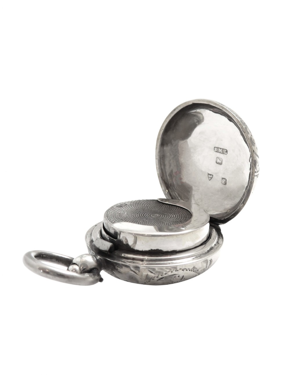 Antique George V Sterling Silver Sovereign Case 1911 View VII