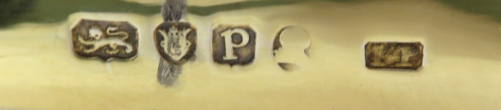 Pair of Antique Georgian Sterling Silver Berry Spoons in Case 1790/98 View VII