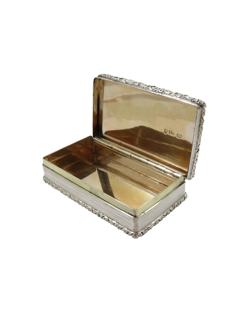 Antique William IV Sterling Silver Snuff Box 1835 View VII