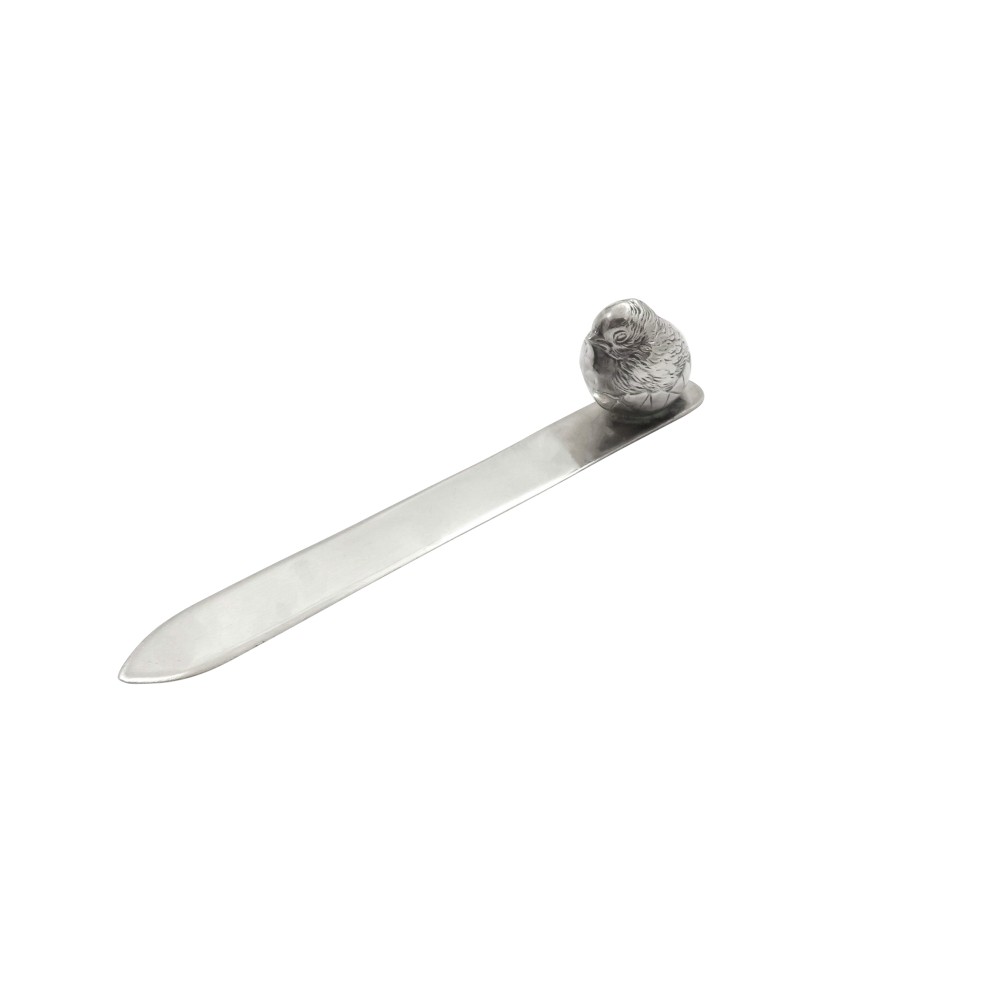 Antique George V Sterling Silver 'Chick' Letter Opener 1916