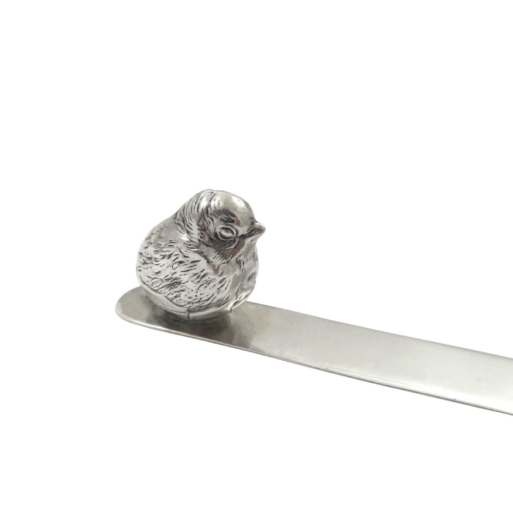 Antique George V Sterling Silver 'Chick' Letter Opener 1916 View VI