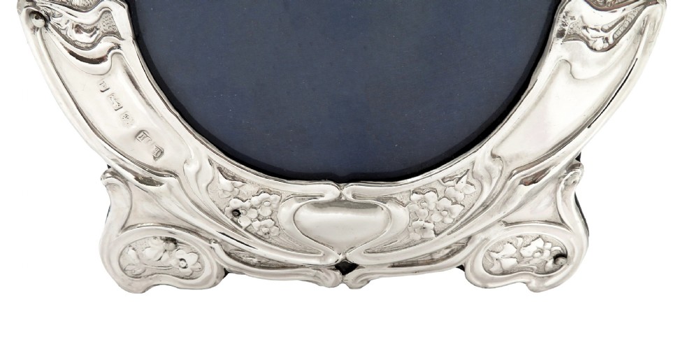 Antique Art Nouveau Sterling Silver 4 1/2