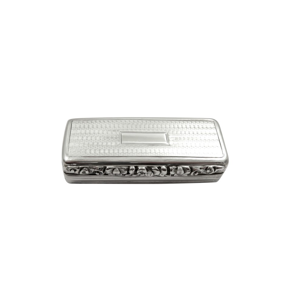 Antique William IV Sterling Silver Snuff Box 1831