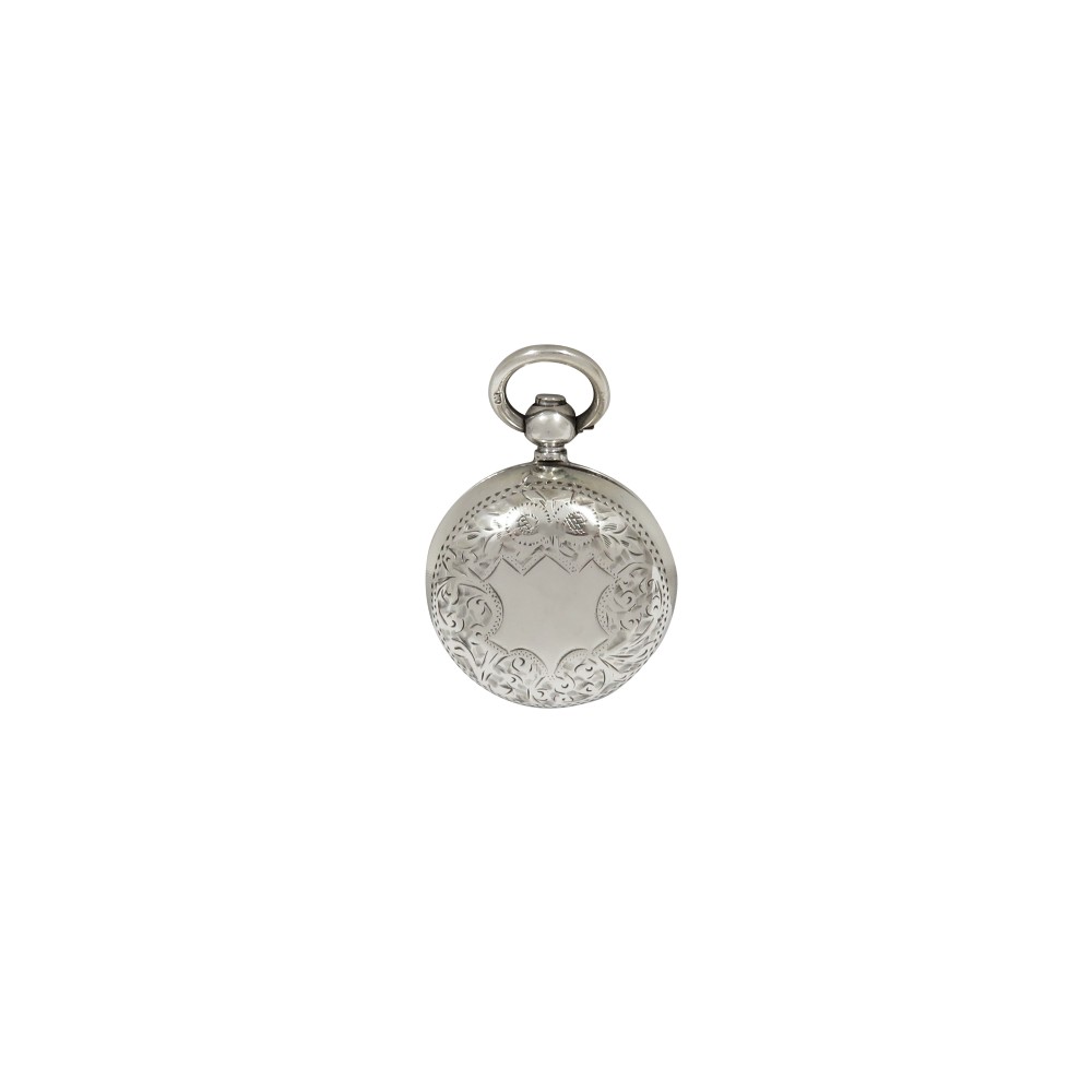 Antique Edwardian Sterling Silver Sovereign Case 1902