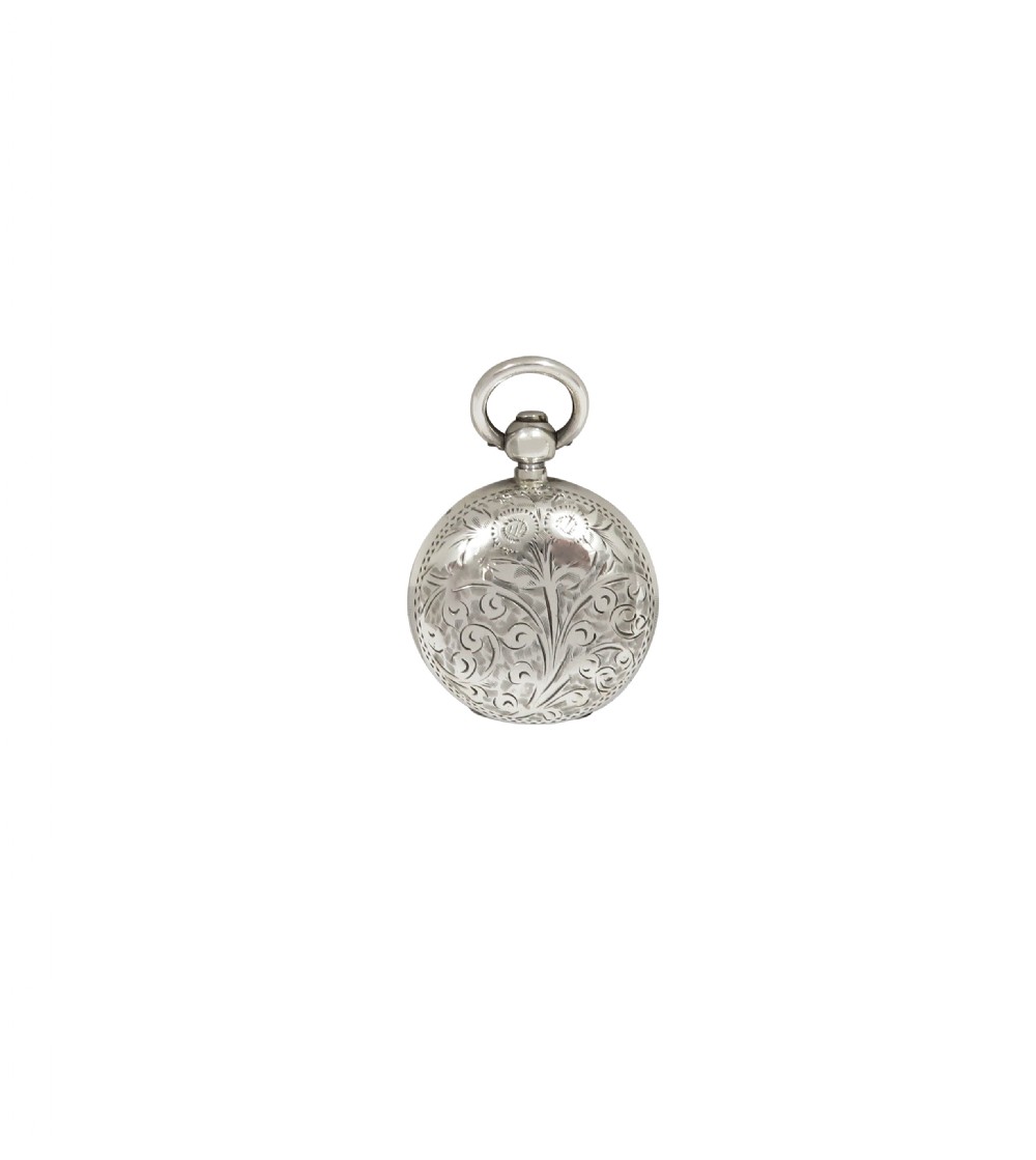 Antique Edwardian Sterling Silver Sovereign Case 1902 View IX