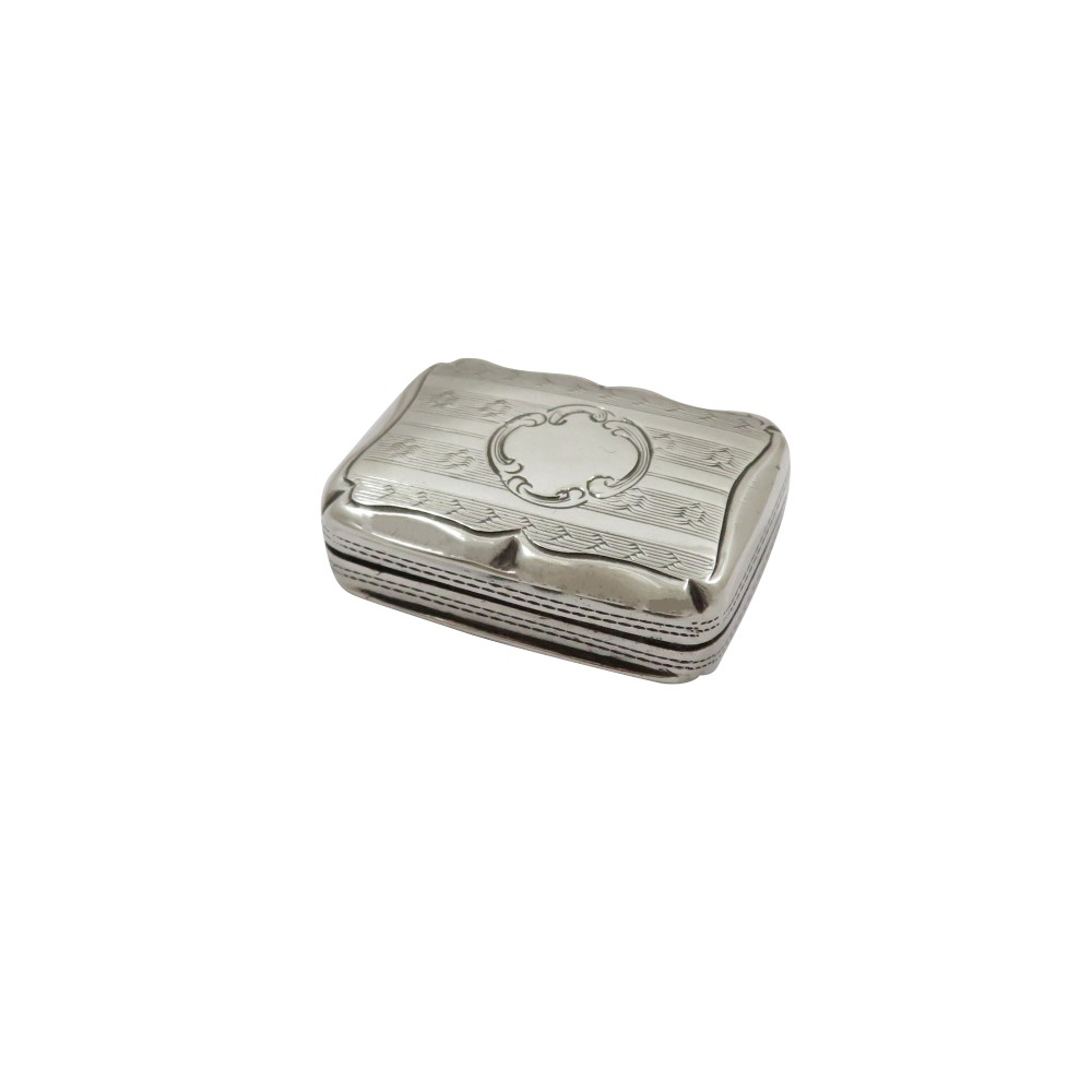 Antique Victorian Sterling Silver Vinaigrette 1848