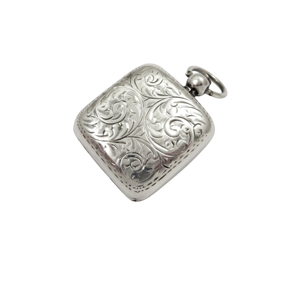 Antique George V Sterling Silver Sovereign Case 1913 View IV
