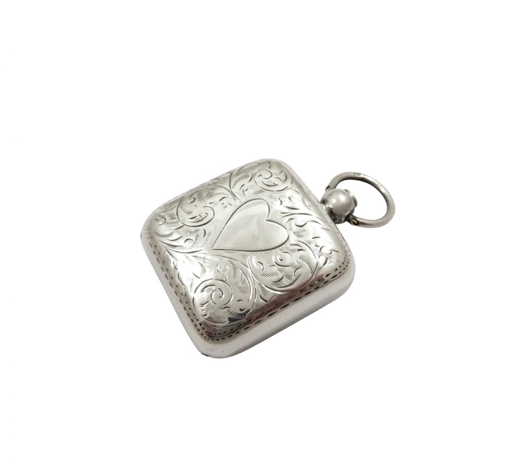 Antique George V Sterling Silver Sovereign Case 1913 View VIII