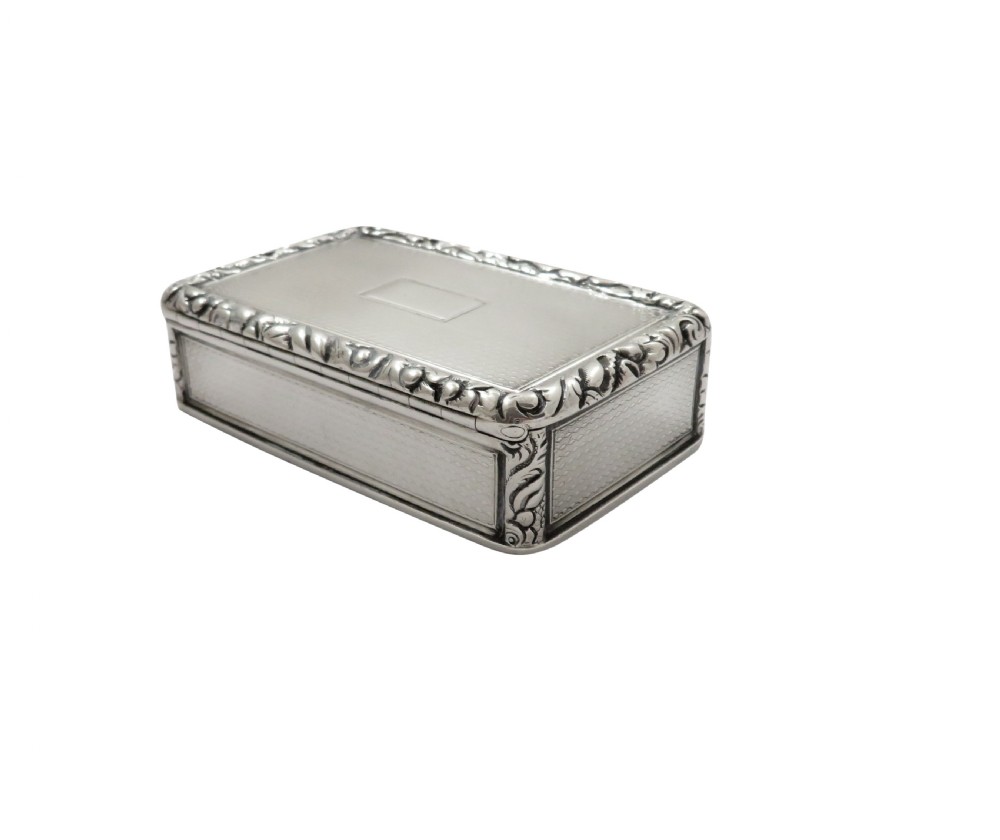 Antique Georgian Sterling Silver Snuff Box 1826 View VI