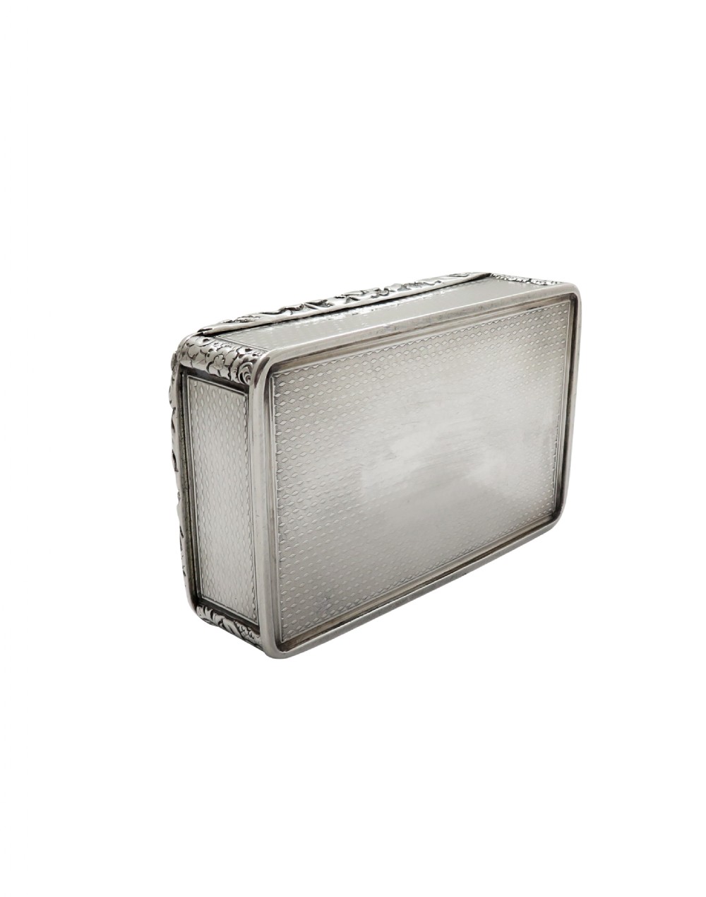 Antique Georgian Sterling Silver Snuff Box 1826 View IX