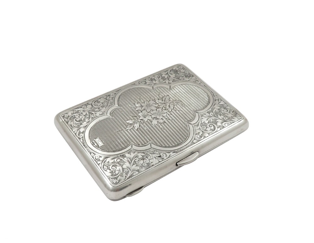 Antique Edwardian Sterling Silver Card Case / Aide Memoire 1902 View X