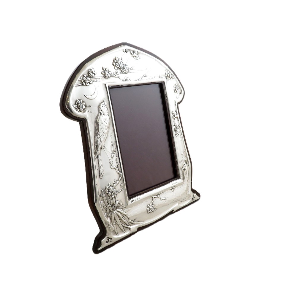 Antique Art Nouveau Sterling Silver 'Bird' 9