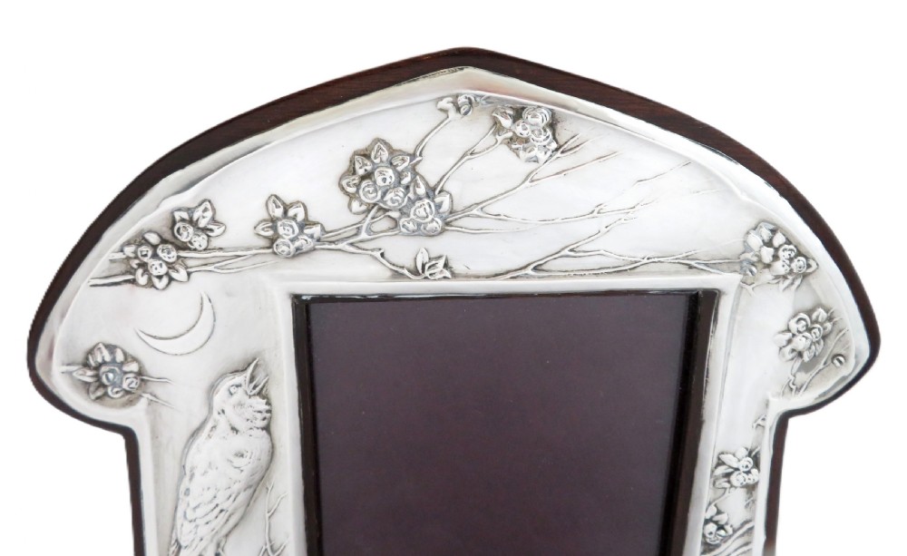 Antique Art Nouveau Sterling Silver 'Bird' 9