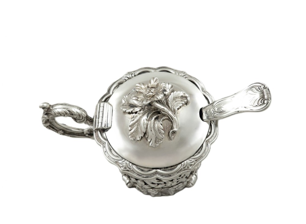 Antique William IV Sterling Silver Mustard 1836 View VI